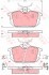 Колодки тормозные дисковые задн MITSUBISHI: CARISMA 97-06, CARISMA седан 97-06, COLT CZC кабрио 06-, COLT VI 04-, SPACE STAR 98-,  PROTON: IMPIAN 01-, PERSONA 400 00-02, PERSONA 400 хечбэк 95-, WIRA 00-02,  SMART: FORFOUR 04-,  VOLVO: S40 I 95-03, V40 универсал 95-04 KONSTEIN