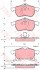 Колодки тормозные дисковые передн OPEL: ASTRA F CLASSIC универсал 03-05, ASTRA G хечбэк 98-05, ASTRA G кабрио 01-05, ASTRA G купе 00-05, ASTRA G седан 98-05, ASTRA G универсал 98-04, ASTRA G фургон 99-05, ASTRA H 04-, ASTRA H GTC 05-, ASTRA H универсал 04-, ZAFIRA 05-, ZAFIRA 99-05 KONSTEIN