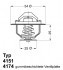 Термостат (с прокладкой) FIAT: CROMA 85-96  IVECO: Daily I 78-99  LANCIA: THEMA 84-94, THEMA SW 87-94 WAHLER