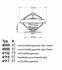 Термостат (с прокладкой) AUDI: 100 76-94, 80 78-96, A6 94-97  VOLVO: 740 83-92, 760 81-92, 850 91-97, 960 90-94, S70 96-00, S80 98-06, V70 I универсал 96-00, V70 II универсал 00-  VW: CRAFTER 06-, LT 28-35 II 96-, PASSAT 80-88, TRANSPORTER IV 90-03 WAHLER